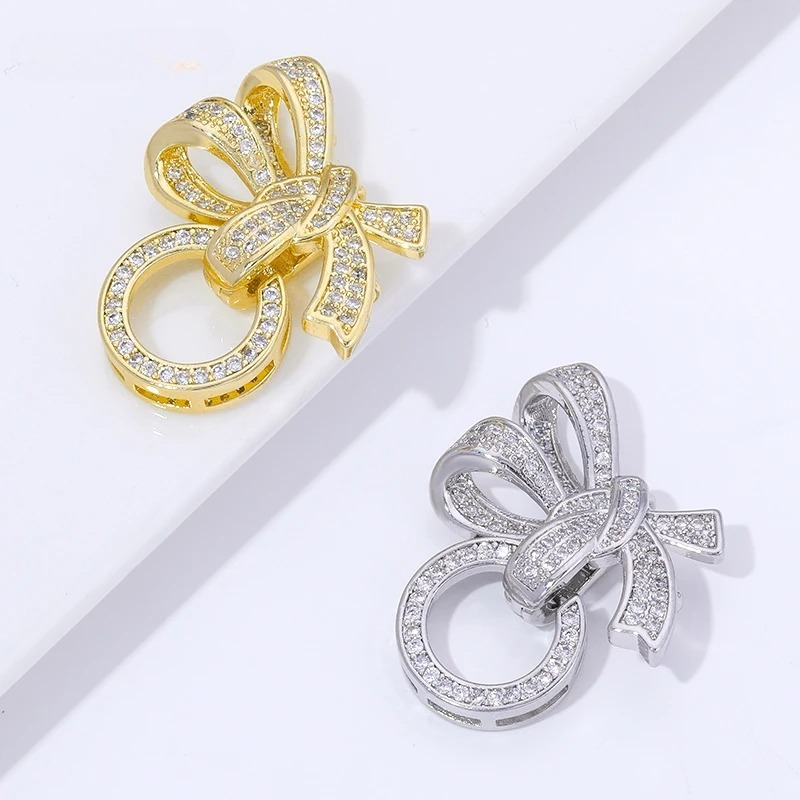 Jewelry Making Bead - Złote pozłacane 18K zapięcia z perłami,