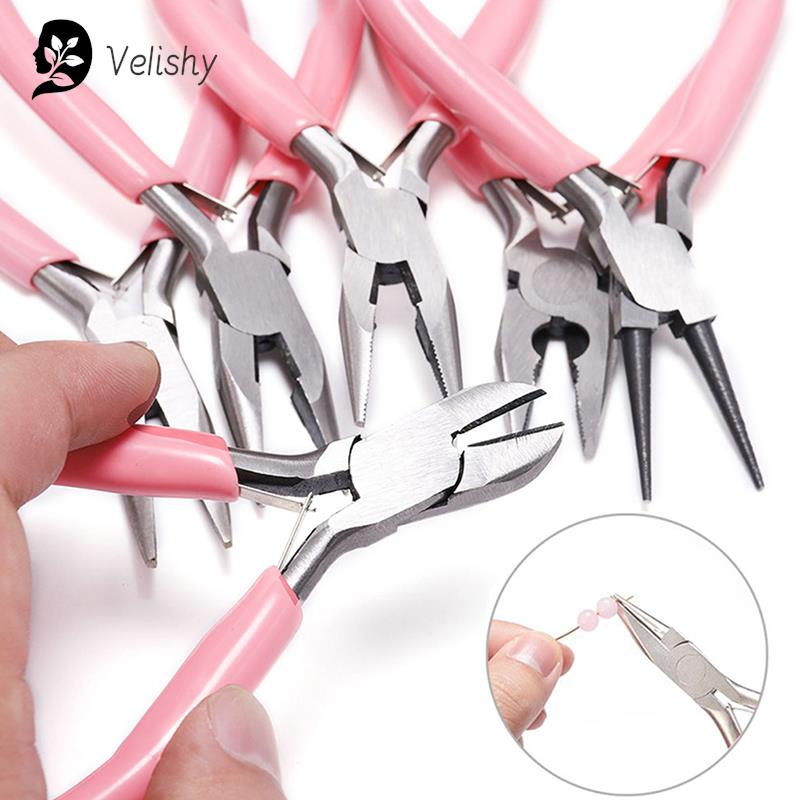 Jewelry Making Round Nose Pliers - 1PC Mini szczypce ukośne okrągłe wygięte