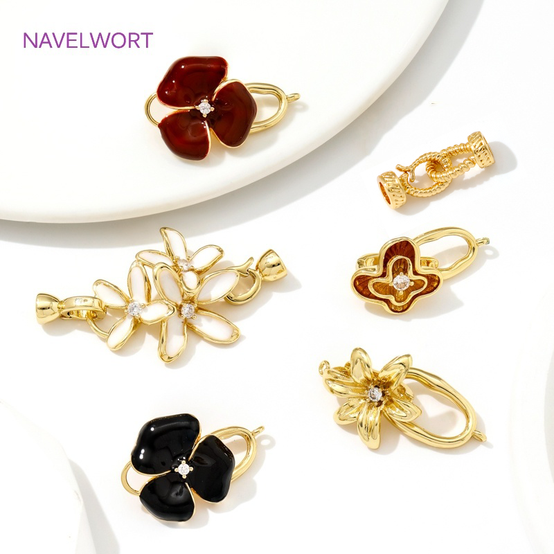Jewelry Making Bead - Wiele stylów 18K pozłacane mosiężne zapięcie