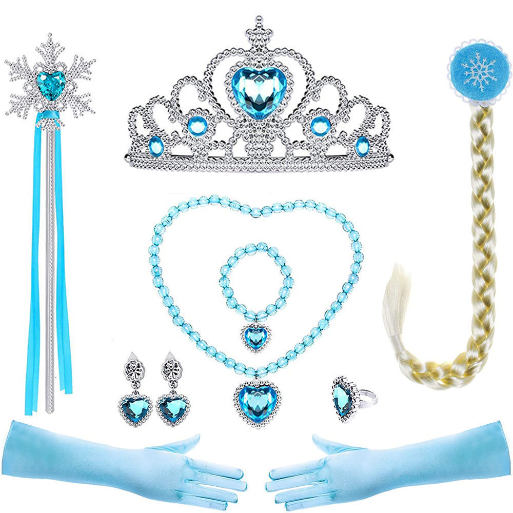 Jewelry Making For Kids - Akcesoria Księżniczki Elsy Rękawiczki Różdżka Korona