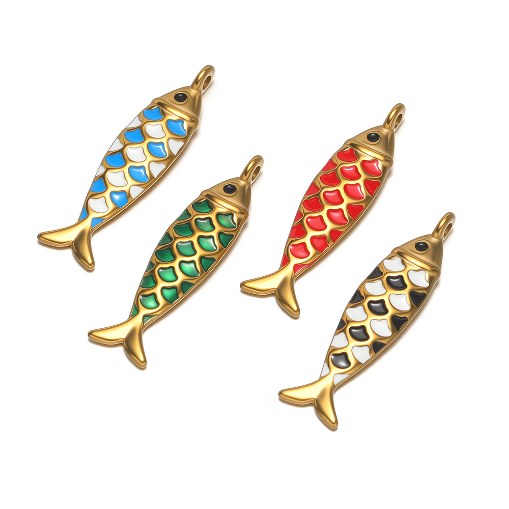 4 szt. Emaliowane zawieszki w  – Jewelry Making For Kids recenzja i cena