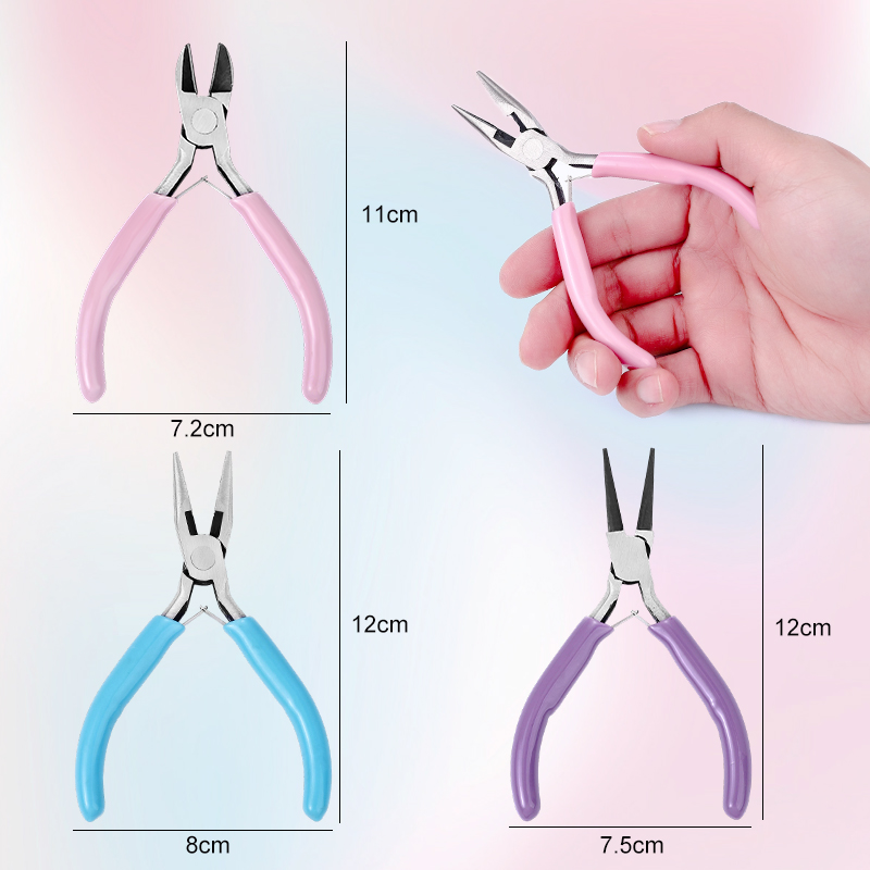 Zestaw 3 mini szczypiec jubile – Jewelry Making Round Nose Pliers recenzja i cena
