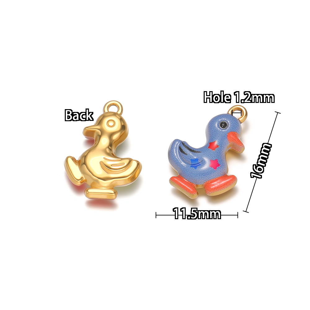 4 szt. Emaliowane zawieszki w  – Jewelry Making For Kids recenzja i cena