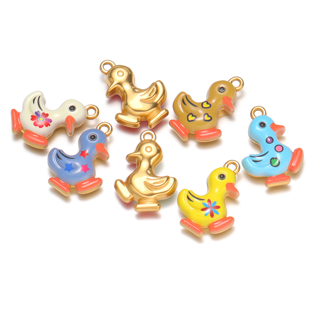 4 szt. Emaliowane zawieszki w  – Jewelry Making For Kids recenzja i cena