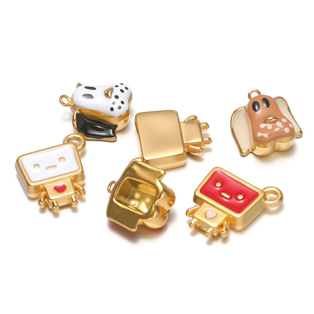 4 szt. Emaliowane zawieszki ze – Jewelry Making For Kids recenzja i cena