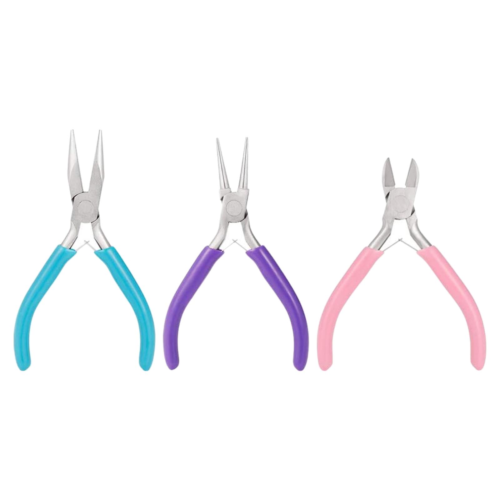 3 sztuki szczypiec do łańcuszk – Jewelry Making Round Nose Pliers recenzja i cena