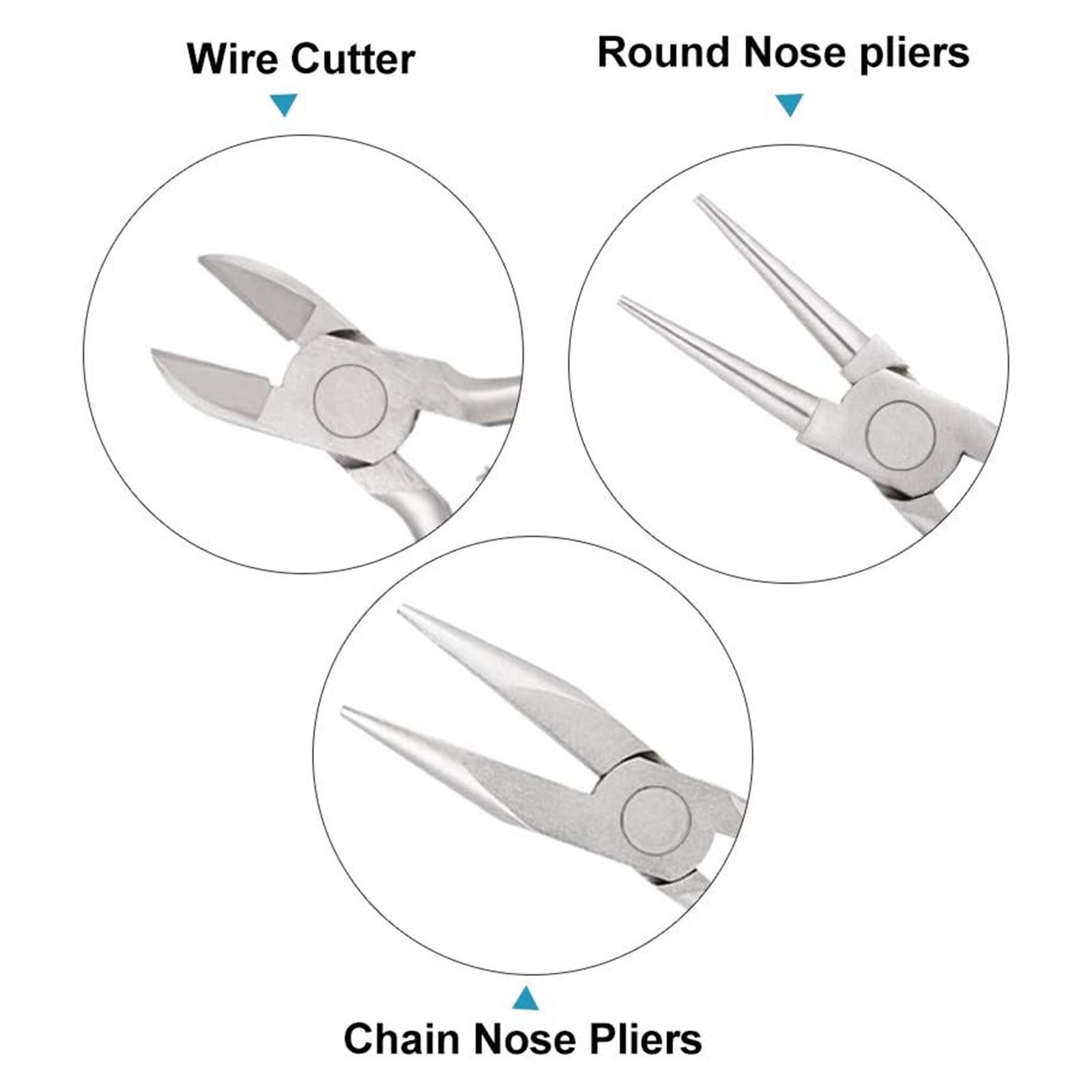 3 sztuki szczypiec do łańcuszk – Jewelry Making Round Nose Pliers recenzja i cena