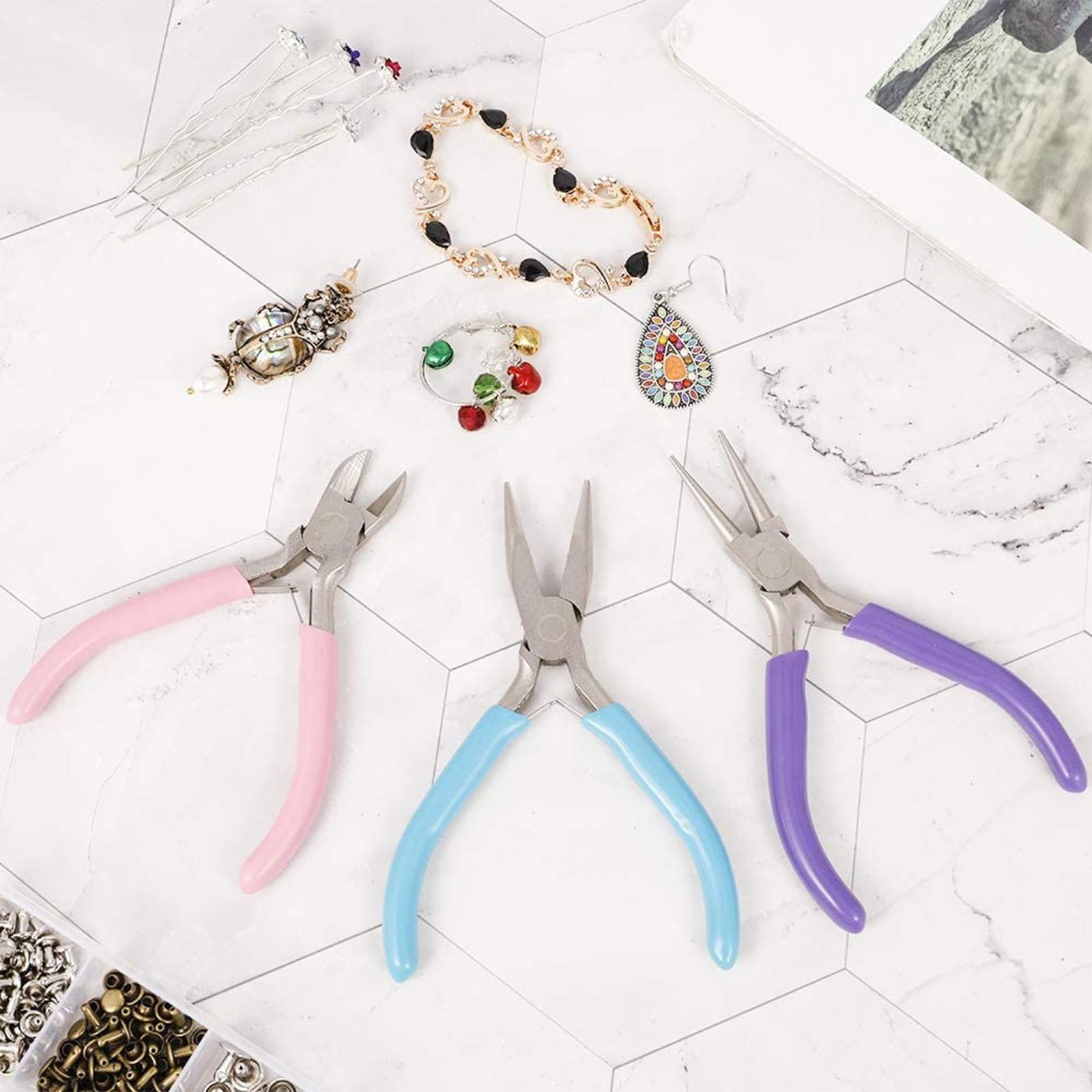3 sztuki szczypiec do łańcuszk – Jewelry Making Round Nose Pliers recenzja i cena