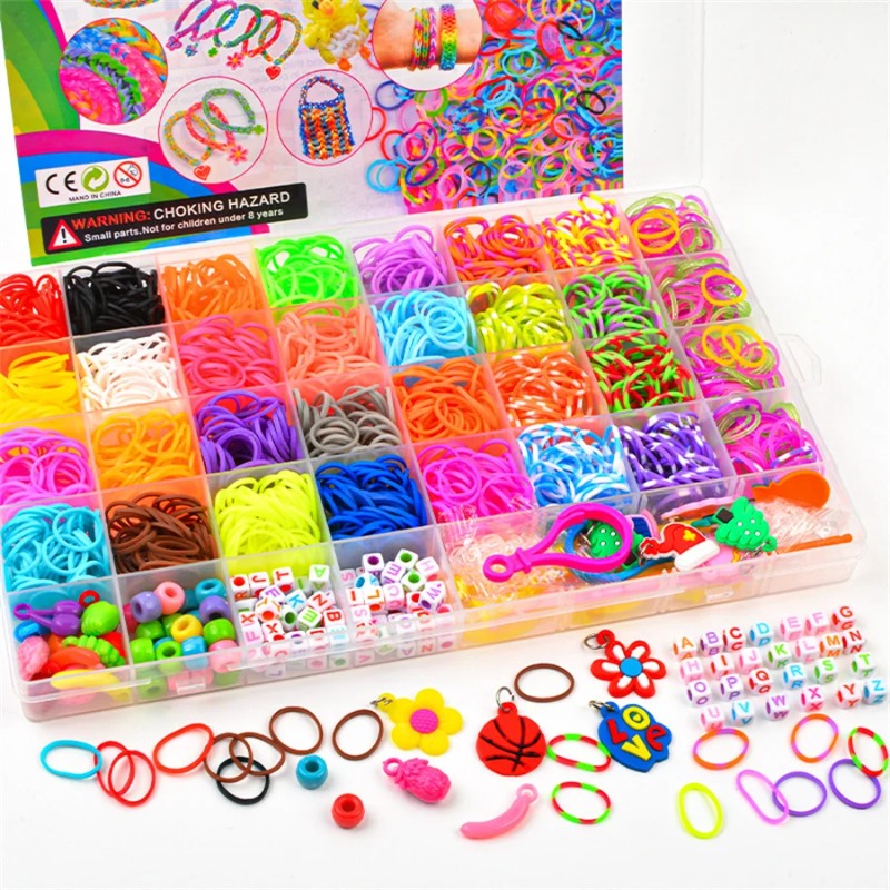 4300 sztuk + 32 kolory żywych  – Jewelry Making Set recenzja i cena