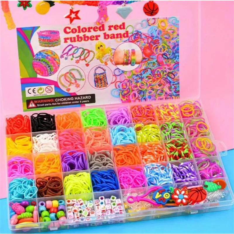 4300 sztuk + 32 kolory żywych  – Jewelry Making Set recenzja i cena