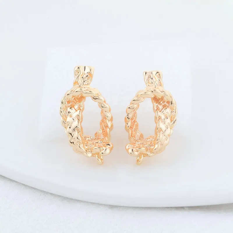 12.5*23MM 14K pozłacane mosięż – Jewelry Making Set recenzja i cena